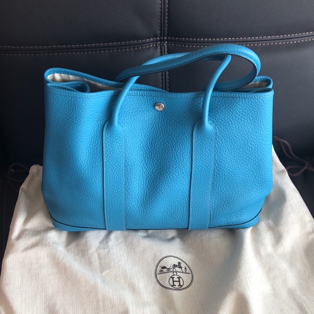 Hermes Negonda Garden Party 36 MM Blue